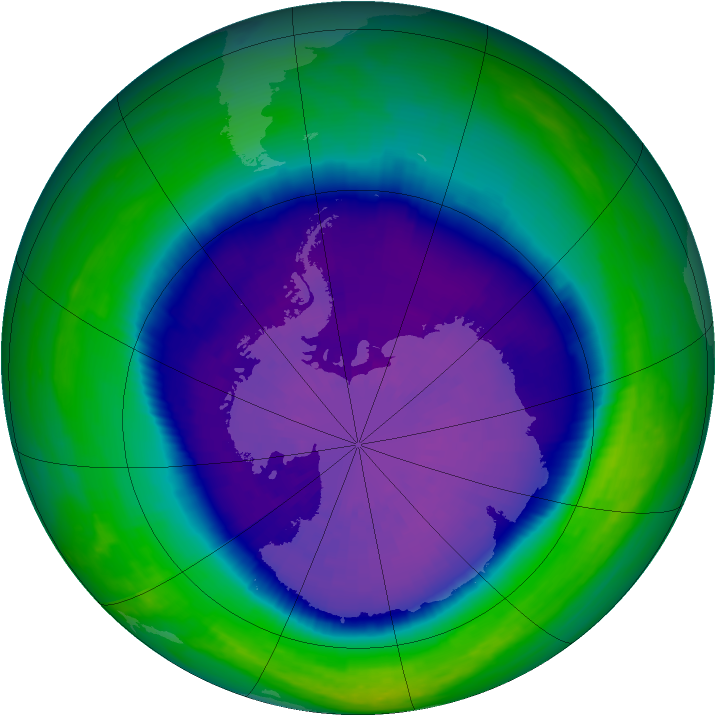 Ozone Map 2003-09-23